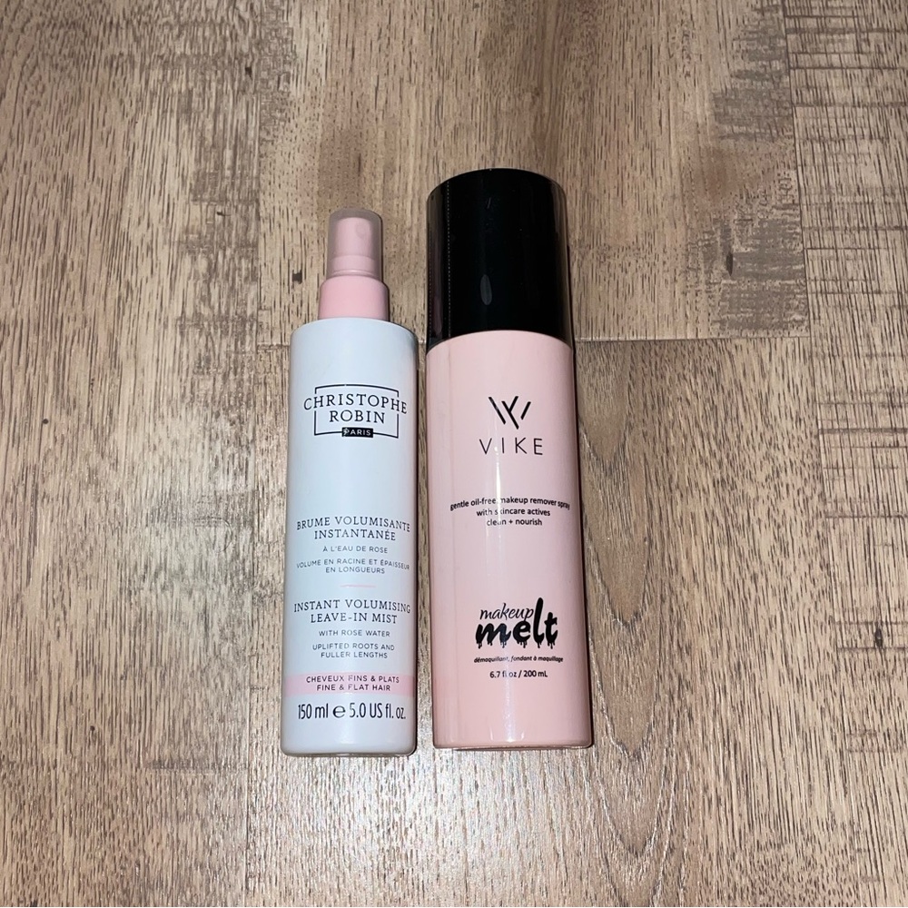 Christophe Robins Volumizing Hair Mist and Vike Oil-Free Makeup Remover Spray